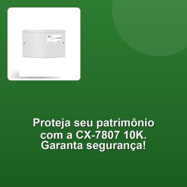 Imagem de Central de Cerca Elétrica Industrial CX-7807 10K Proteção Perimetral 12000V com Bateria GCP