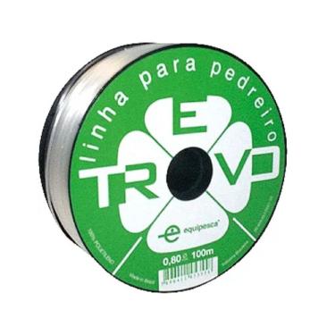 Imagem de Linha Pedreiro Cristal Trevo 0,80mm 100m Alta Resistência Transparente Equipesca