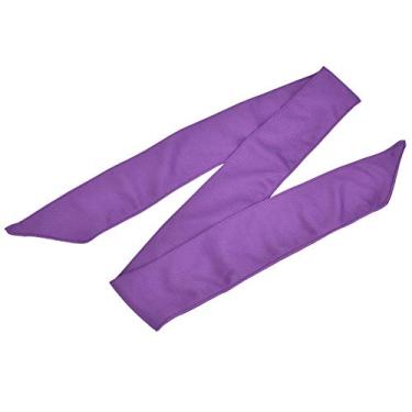 Imagem de Faixa de cabeça macia para esportes ao ar livre, tecido de malha respirável antitranspirante, Woker para corredor (roxo, tamanho único)