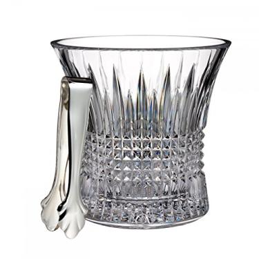 Imagem de Balde de gelo Waterford Lismore Diamond com pinças