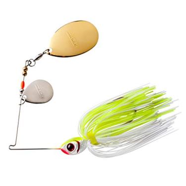 Imagem de BOOYAH Lâmina Colorado/Indiana - Branco/Chartreuse - 3/8 oz