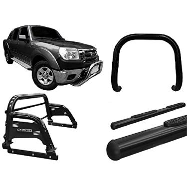 Imagem de Kit quebra mat+Estribo OV+Sant Antonio H3 Ranger 97/12 PRETO