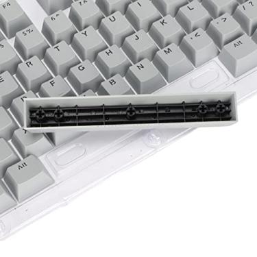 Imagem de 117 teclas para a maioria das teclas 61/64/68/71/78/82/84/87 no mercado, aparência fosca(cinza claro preto)