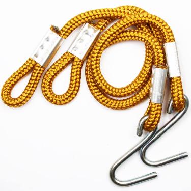 Imagem de Par Corda Extensor Alongador Rede De Descanso E Dormir Reforçada - 1 metro