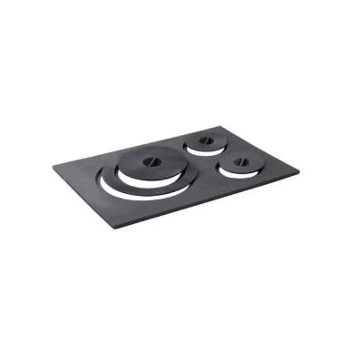 Imagem de Chapa Paraná Fogão Lenha 3 Furos com Tampa 33x49x33cm