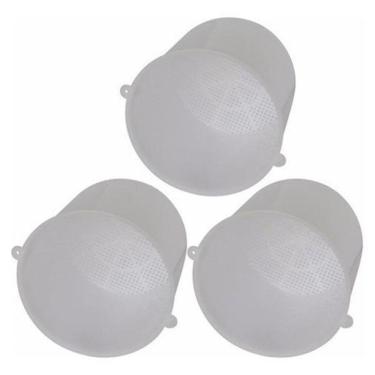 Imagem de Forma Para Queijo Frescal 1Kg Polietileno (3 Unidades)