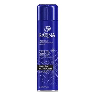 Imagem de Hair Spray Karina Ceramidas Fixação Extra Forte 400ml