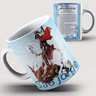 Imagem de Caneca presente São Jorge com Oração 2