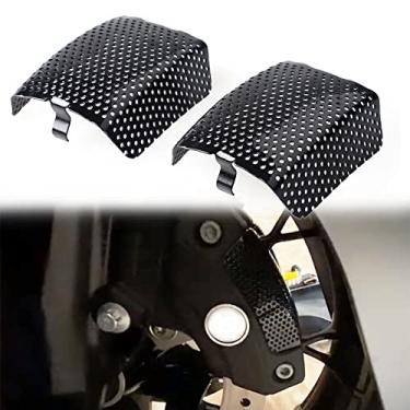 Imagem de FINMOKAL Inserções De Tela De Pinça Dianteira Para Harley Road King Street Glide 08-21