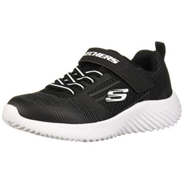 Imagem de Tênis infantil Skechers Bounder 98302l, Black/Charcoal, 11 Little Kid