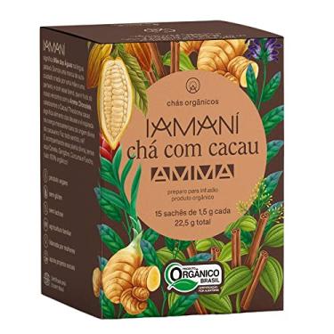 Imagem de Chá com Cacau Amma Orgânico Iamaní mais 4 ervas em15 sachês