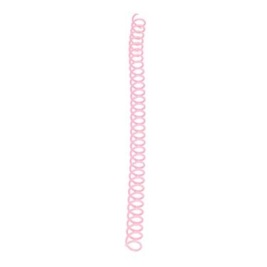 Imagem de 20Pcs Spiral Binding Coils 30 Sheet Capacity ABS Plastic Spiral Binding Spines for Stationery Work(pink)