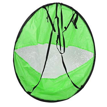 Imagem de ASHATA Vela de de barco, vela de dobrável de paddle, vela de de barco com bolsa de armazenamento acessórios de caiaque, para barco de canoa de caiaque (verde)