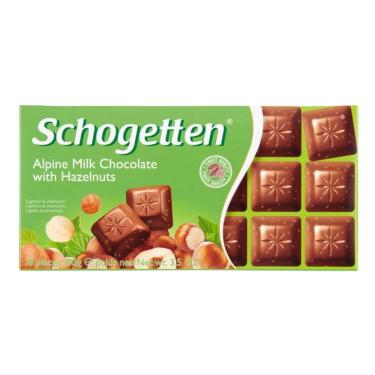 Imagem de Chocolate Schogetten ao Leite Alpes c/ Avelãs 100g