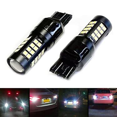 Imagem de SOCAL-LED 2x 7440 7443 Lâmpadas LED de Luz Reversa Strobe, 6000K Xenon Branco Super Brilhante Piscando Back up high mount 3rd freio Lights