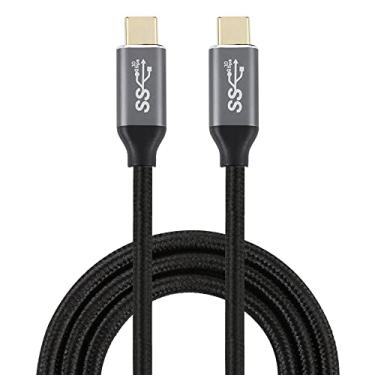 Imagem de USB-C/tipo-C masculino para USB-C/tipo-C Cabo de carregamento de dados masculinos, comprimento do cabo: 1,5m