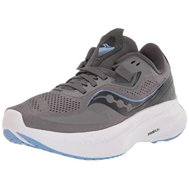 Imagem de Saucony Tênis de corrida feminino Guide 15, Carvão/joia, 34