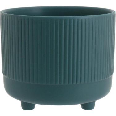 Imagem de CACHEPÔ 11x13x13cm CERÂMICA VERDE