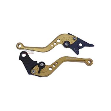 Imagem de Manete Reforçado Esportivo Regulavel Cbr500r / CB500F / X Spencer Dourado claro