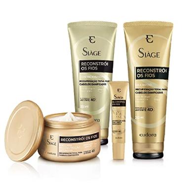 Imagem de Eudora Kit para Tratamento Capilar Siàge Reconstrói os Fios (4 itens)