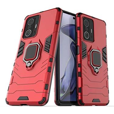 Imagem de Capa para Xiaomi 11T 12T Pro Mi12T 10T Mi 11 Lite 12 12X 12S Ultra Tampa de Telefone à Prova de Choque Suporte de Anel Para-choque traseiro, Anel Rosa, para Xiaomi Mi 12 Pro