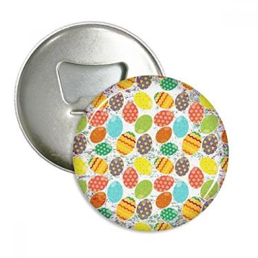 Imagem de Festival religião de páscoa flor ovo coração abridor de garrafas ímã de geladeira emblema multifuncional