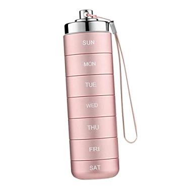 Imagem de Esquirla Estojo para Tablet 7 Compartimentos Dispensador de Comprimidos Produtos Farmacêuticos de Metal Planejador de Armazenamento Portátil de Comprimid, a