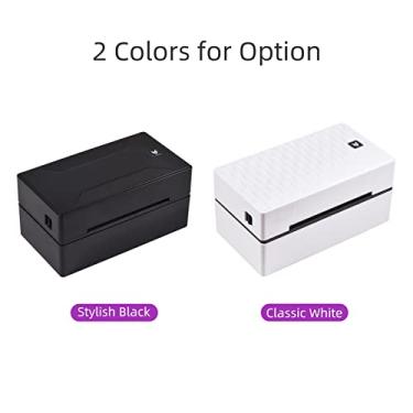 Imagem de LUGU Impresso de etiquetas térmica de mesa pa impressão de etiquetas de pacote de envio 4x6 Tudo em um fabricante de etiquetas sem fio BT&USB Conexão 180mm/s Impresso de etiquetas térmicas de