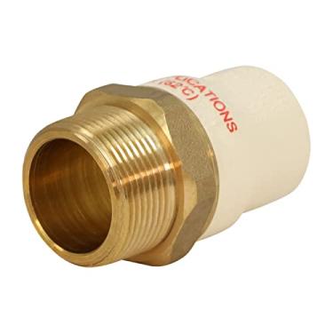 Imagem de Adaptador Everflow Supplies BRCPM112-NL 1-1/2" com um macho de latão e um conector CPVC