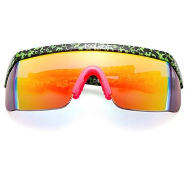 Imagem de Óculos de Sol Oversized Kdeam Leve Bloqueador de Vento Ciclismo Esporte Proteção Uv400 (C9)