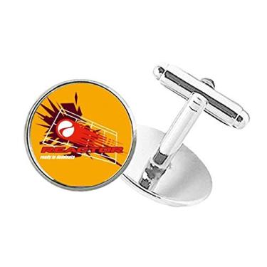 Imagem de DIYthinker Abotoaduras Graffiti Street prontas para dominar reator com botão redondo