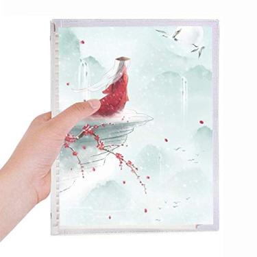 Imagem de Caderno de aquarela chinês selado com um Kiss com folhas soltas diário recarregável