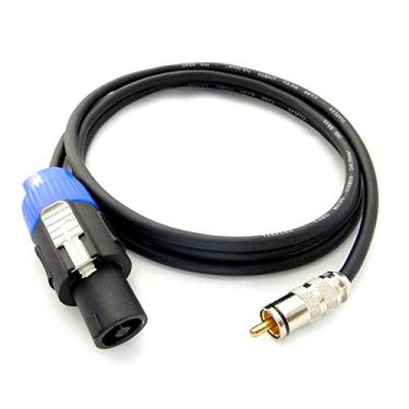 Imagem de Cabo de Áudio Blindado Speakon Macho RCA Macho Profissional 1 Metro *