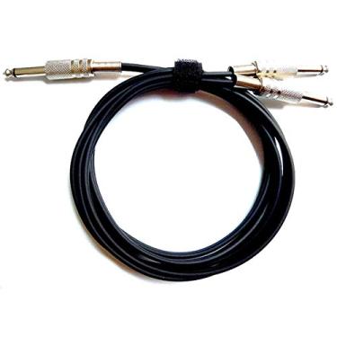 Imagem de Cabo de Áudio Blindado Y P10 Mono P10 Mono Duplo Profissional 4 Metros * NOVIDADE