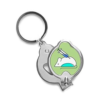 Imagem de Mouse Experiment Cortador de unhas de agulha de seringa Cortador de aço inoxidável