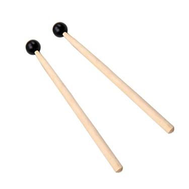 Imagem de Chusui 1 par de língua de aço tambor xilofone Marretas diapasão de madeira haste martelo para instrumento de percussão