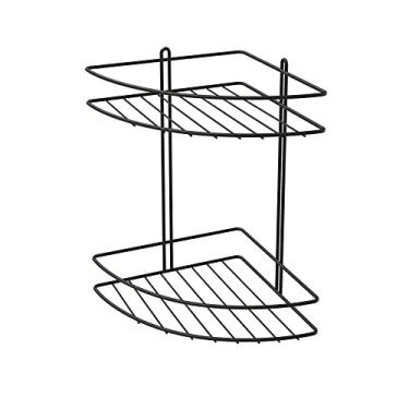 Imagem de Porta Shampoo Duplo de Canto, Preto, Stolf