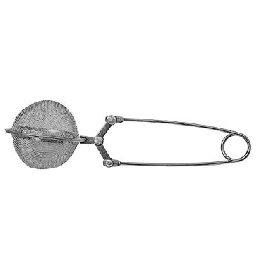 Imagem de Infusor De Chá Coador Filtro Em Aço Inox Inoxidável Cabo Pinça Especiarias, Ervas, Infusor De Folhas Soltas 15cm