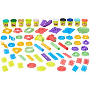 Imagem de Massinha Play-Doh Moldes E Ferramentas Hasbro - Com Acessórios