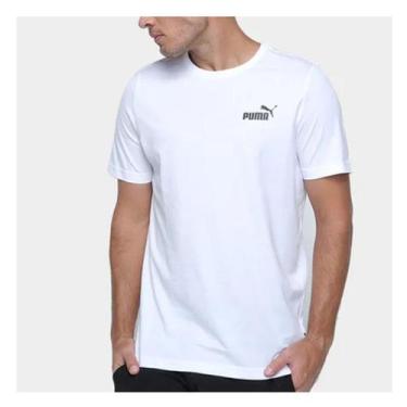 Imagem de Camiseta Puma Essentials Small Logo Masculina - Branco