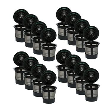 Imagem de pistro 16 unidades de filtros de café reutilizáveis cápsulas K Cups Cápsula