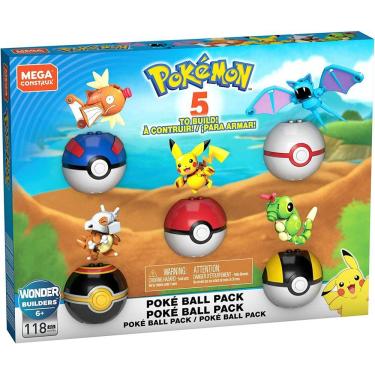 Imagem de Mega Construx Pokémon Poké Ball Bundle Exclusivo