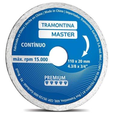 Imagem de Disco Diamantado Contínuo 4.3/8" Tramontina Premium Tramontina
