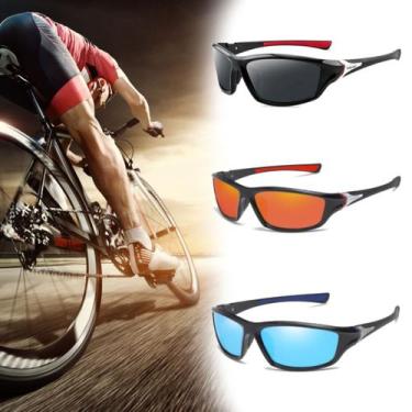 Imagem de Kit 3 Óculos De Sol Polarizado Preto Espelhado Uv Esportivo Bike S5 -