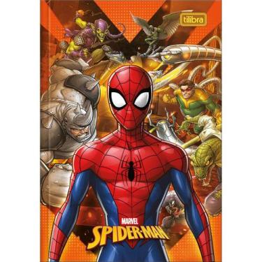 Imagem de Caderno Brochura Pequeno Cd 1/4 Spider-Man (Homem Aranha) 80 Folhas Ti
