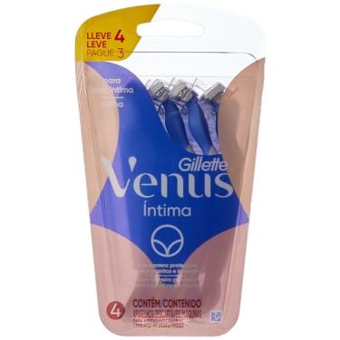 Imagem de Gillette Venus Íntima, Aparelho de Depilação Íntima Feminino Descartável, 4 Unidades