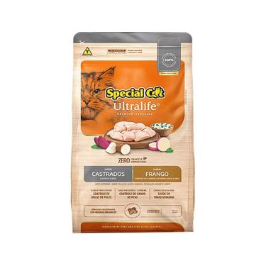 Imagem de Ração Special Cat Ultralife Castrados Frango 20kg