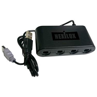 Imagem de NEXiLUX NXL-W01 Adaptador de controle de cubo de jogo para Wii U e PC USB