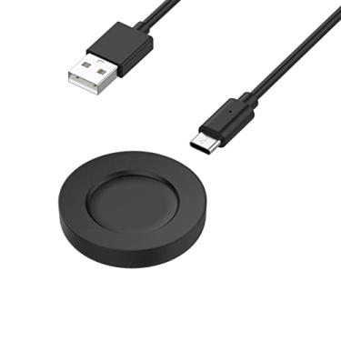 Imagem de Disscool Cabo de carregamento de substituição compatível com Xiaomi Watch S1 (M2108W1), cabo USB, carregador magnético, suporte e acessórios para relógio (1 m)