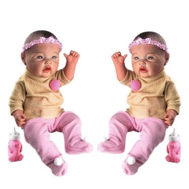 Imagem de Kit Boneca Bebê Premium Reborn Menina Realista